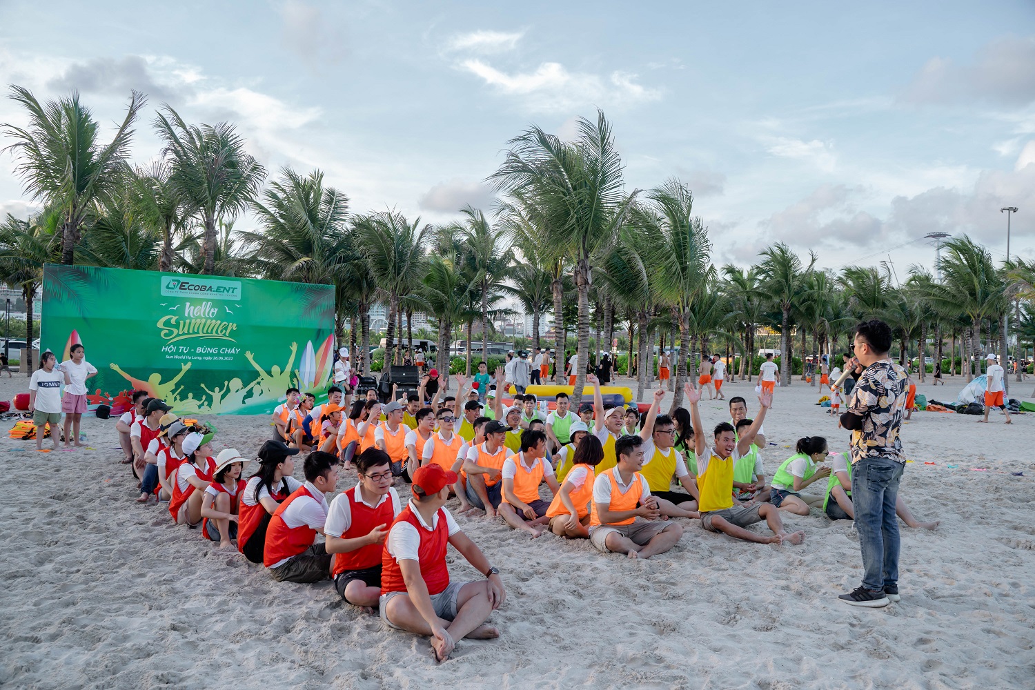 hào hứng trong phần chơi team