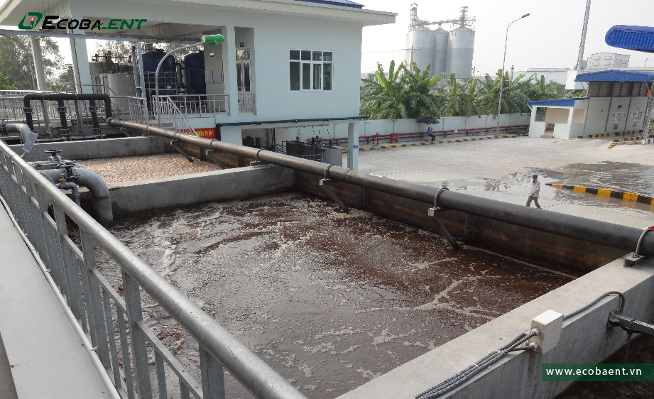 The wastewater treatment plant for C.P Phu Nghia