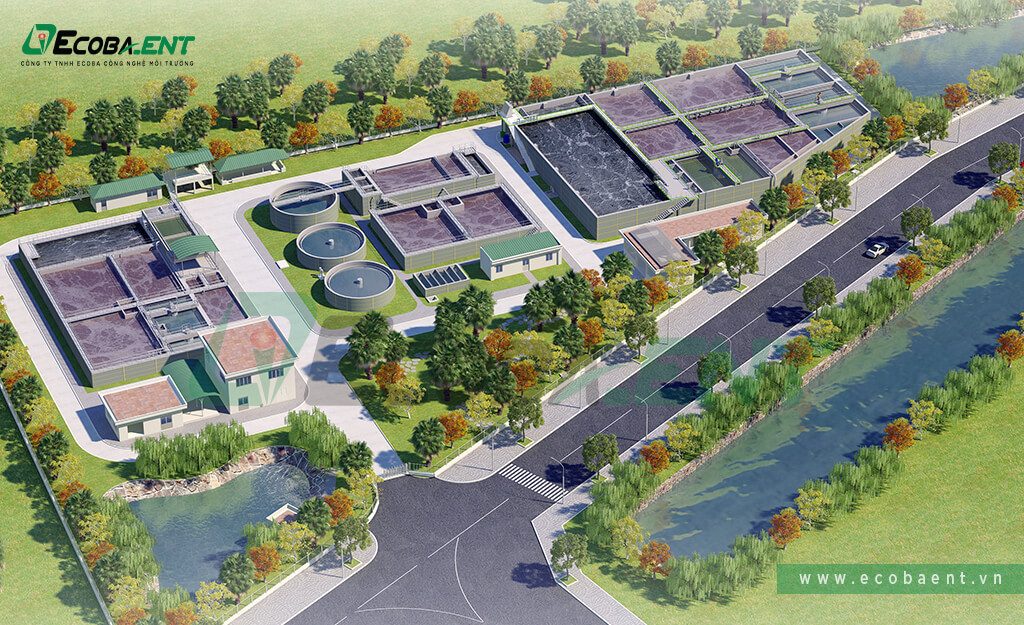 The centralized wastewater treatment plant for Tien Son Industrial Park Phase 3