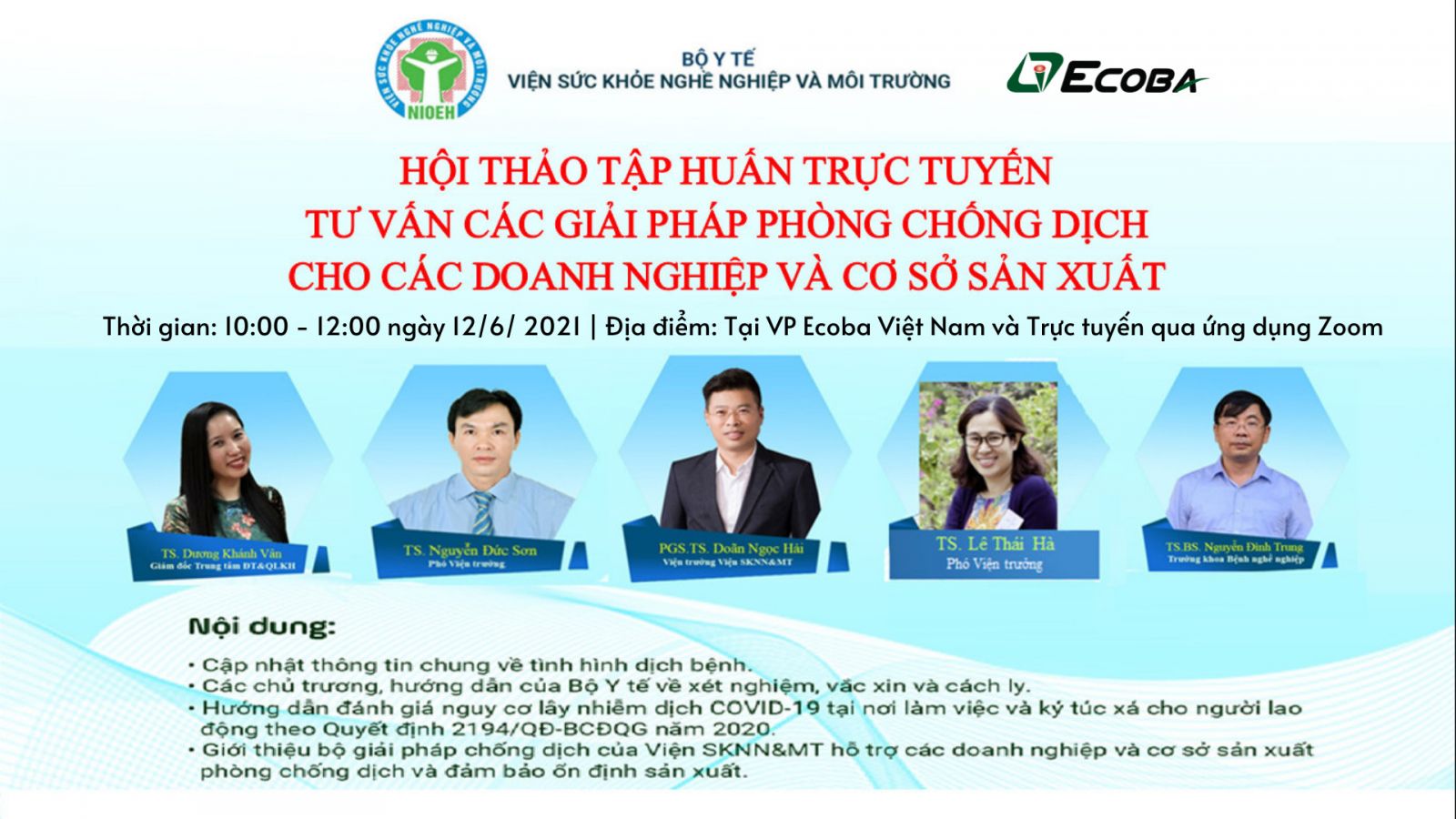 Tư vấn giải pháp phòng chống dich_Ecoba