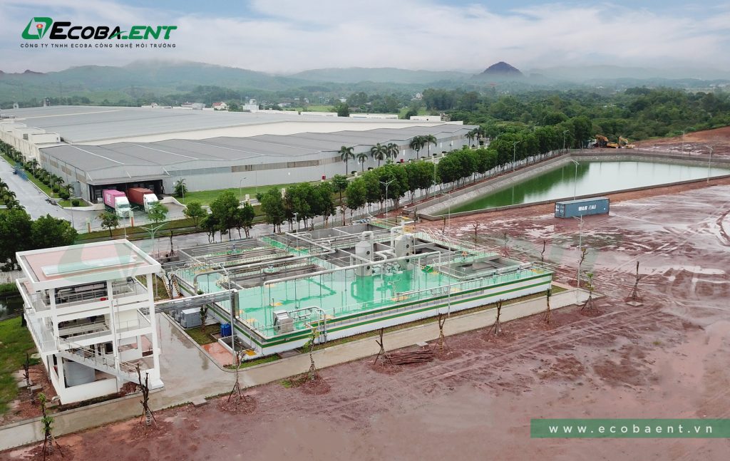 The centralized wastewater treatment plant for Hai Yen Industrial Park