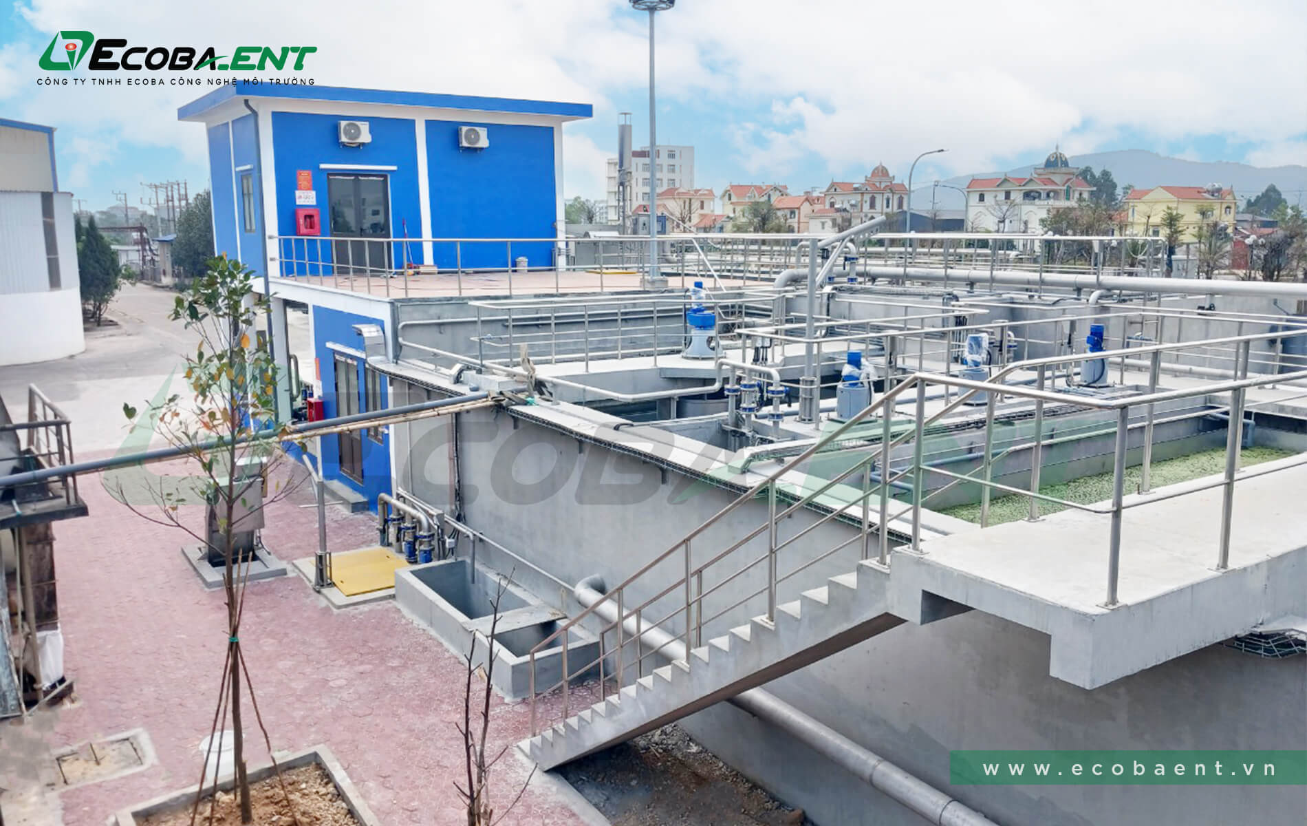 The Wastewater treatment plant for Dong Mai Beer Factory