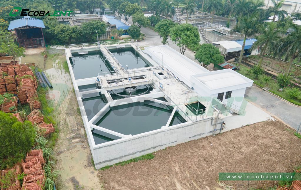 The centralized wastewater treatment plant for Pho Noi A industrial park