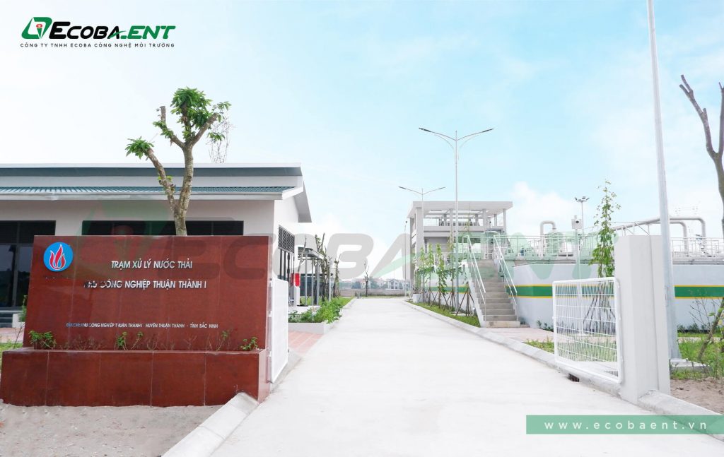 The centralized wastewater treatment plant for Thuan Thanh I Industrial Park