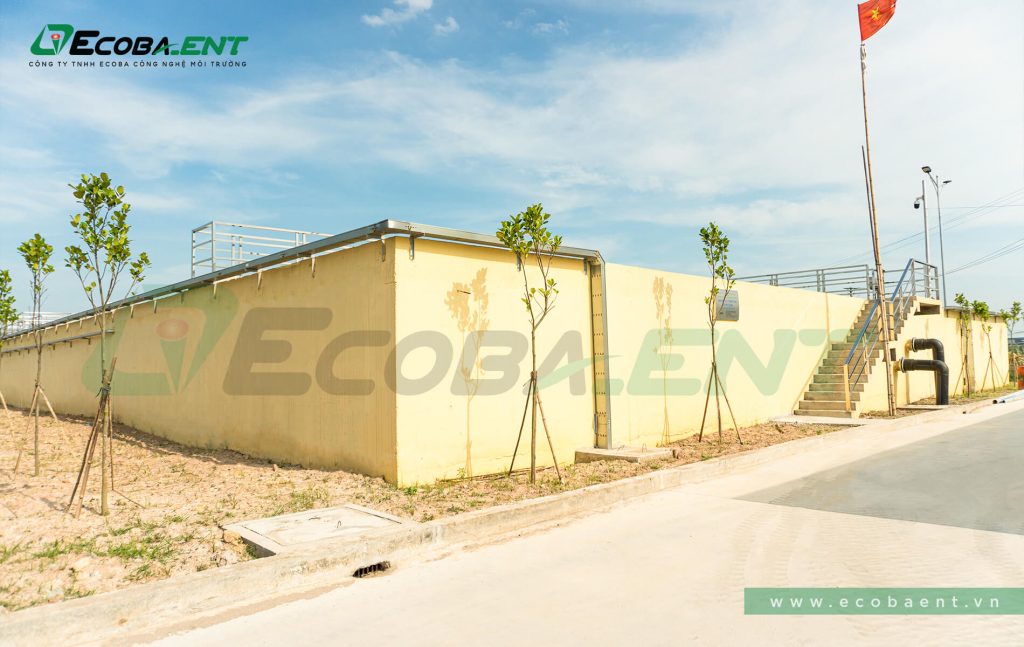 The centralized wastewater treatment plant for My Thuan Industrial Park