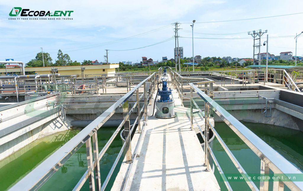 The centralized wastewater treatment plant for My Thuan Industrial Park