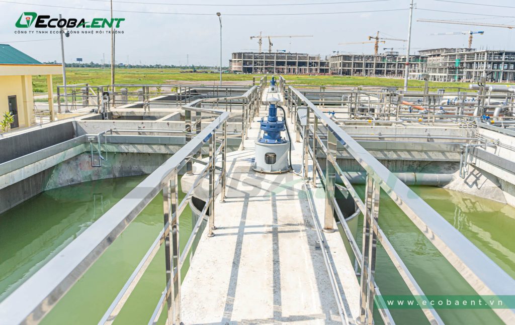 The centralized wastewater treatment plant for My Thuan Industrial Park